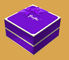 Картон коробок вина подарочной коробки бумаги картона пурпура 1100гсм изготовленный на заказ